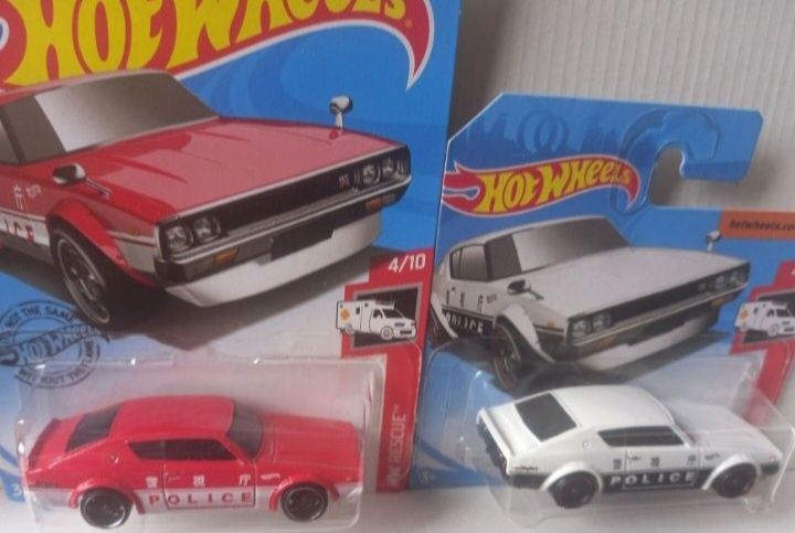 Conjunto 2 - nissan skyline 2000gt-r hot wheels