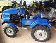 Мототрактор DW 160 LXL с плугом и фрезой, трактор ДВ160, минитрактор.