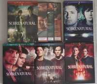 dvd: série "Sobrenatural", várias temporadas