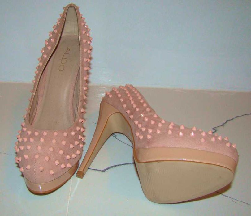 Szpilki Aldo 38 pudrowy róż