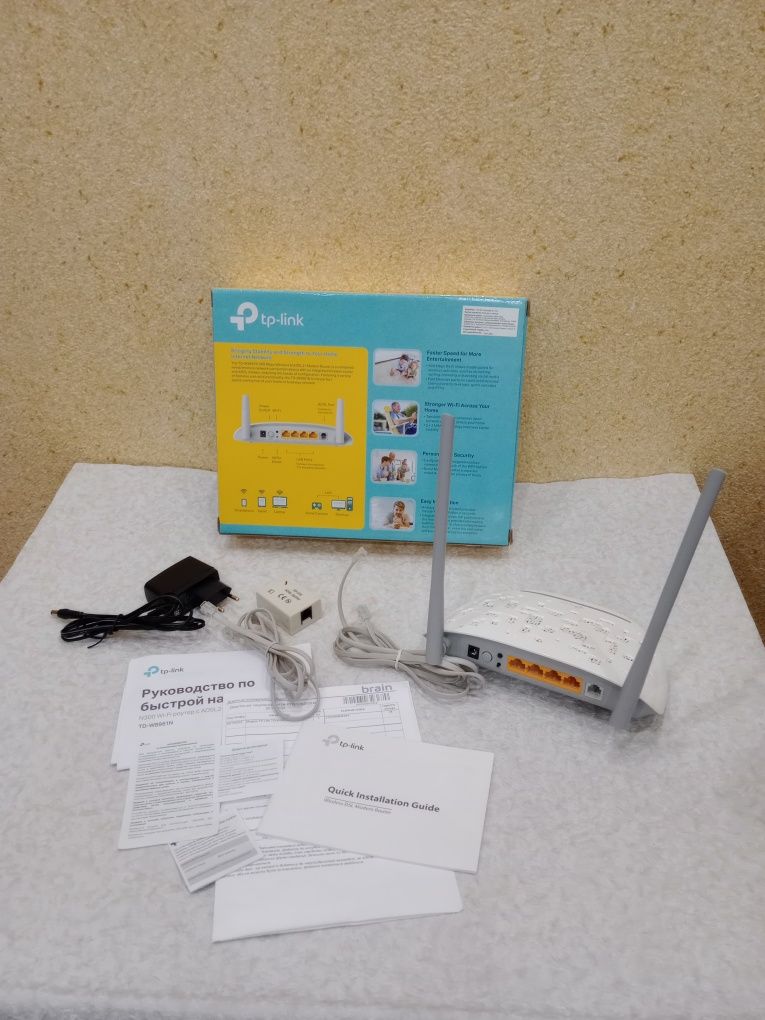 Модем-роутер TP-Link TD-W8960N Wi-Fi 300 Mbps, б/у

Продам надійний та