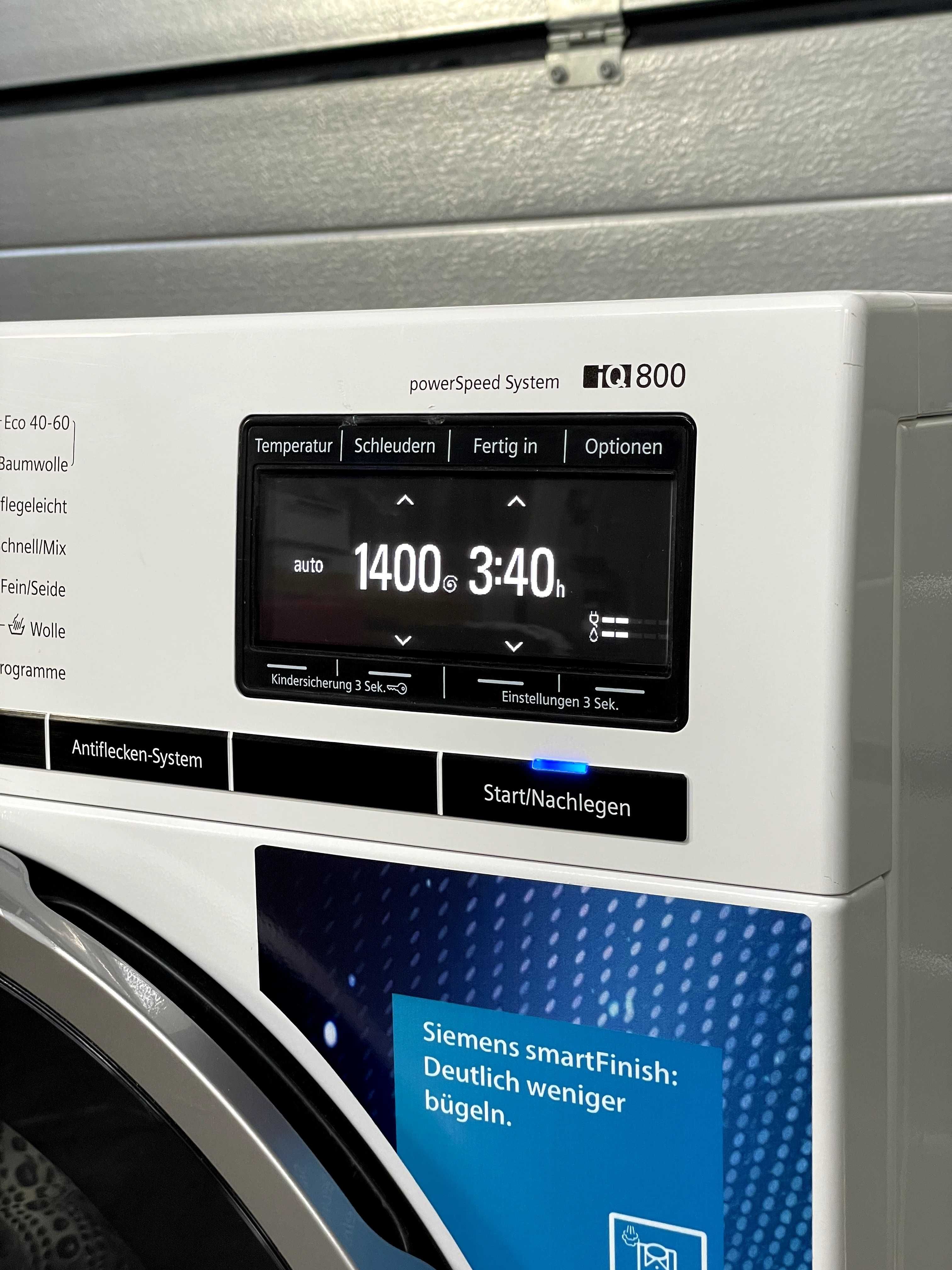 Нова 2024 Рік Пральна машина Siemens iQ 800 з Німеччини
