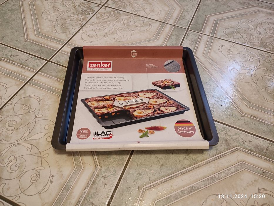 Nowa regulowana blacha forma do pieczenia Zenker