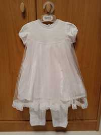 Нарядний одяг для Хрещення на дівчинку, розмір 68, новий.