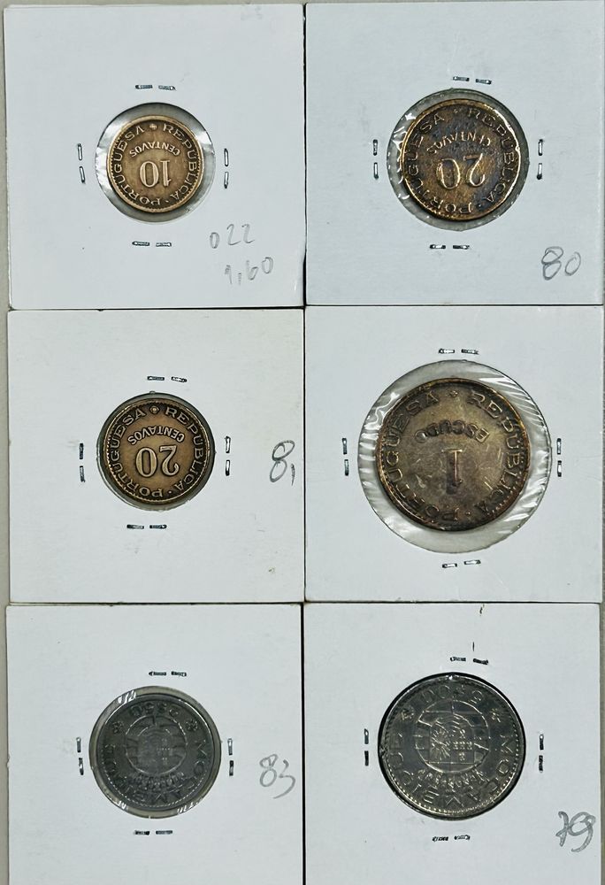 6 moedas - Moçambique