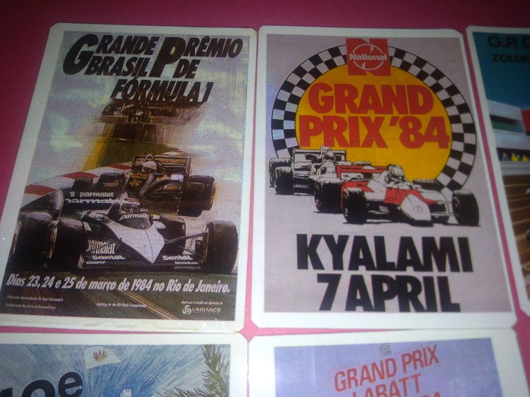 Formula 1 - 11 calendários de cartazes 1984