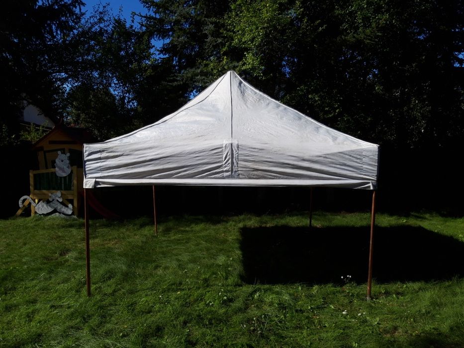 Namiot ogrodowy/handlowy składany 3 m × 3 m × 3,57 m + ścianki