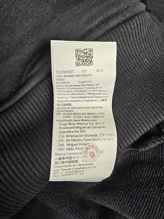 Bluza męska kaptur Boxing hugo Boss logowane limitowana OUTLET