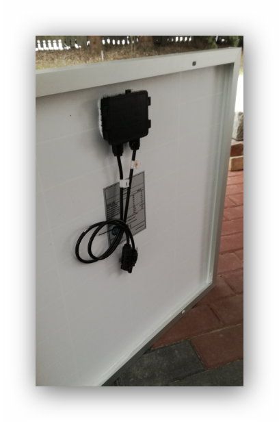 Zestaw Fotowoltaiczny ze światłem LED Działka Altana Domek Szałas