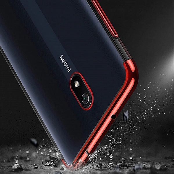 Clear Color case żelowy pokrowiec etui z metaliczną ramką Xiaomi Redmi