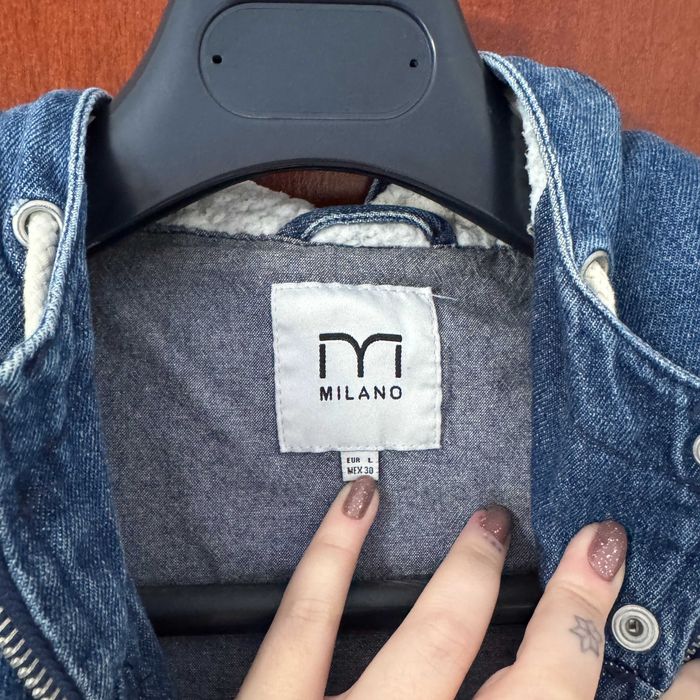 Casaco Denim com Capuz