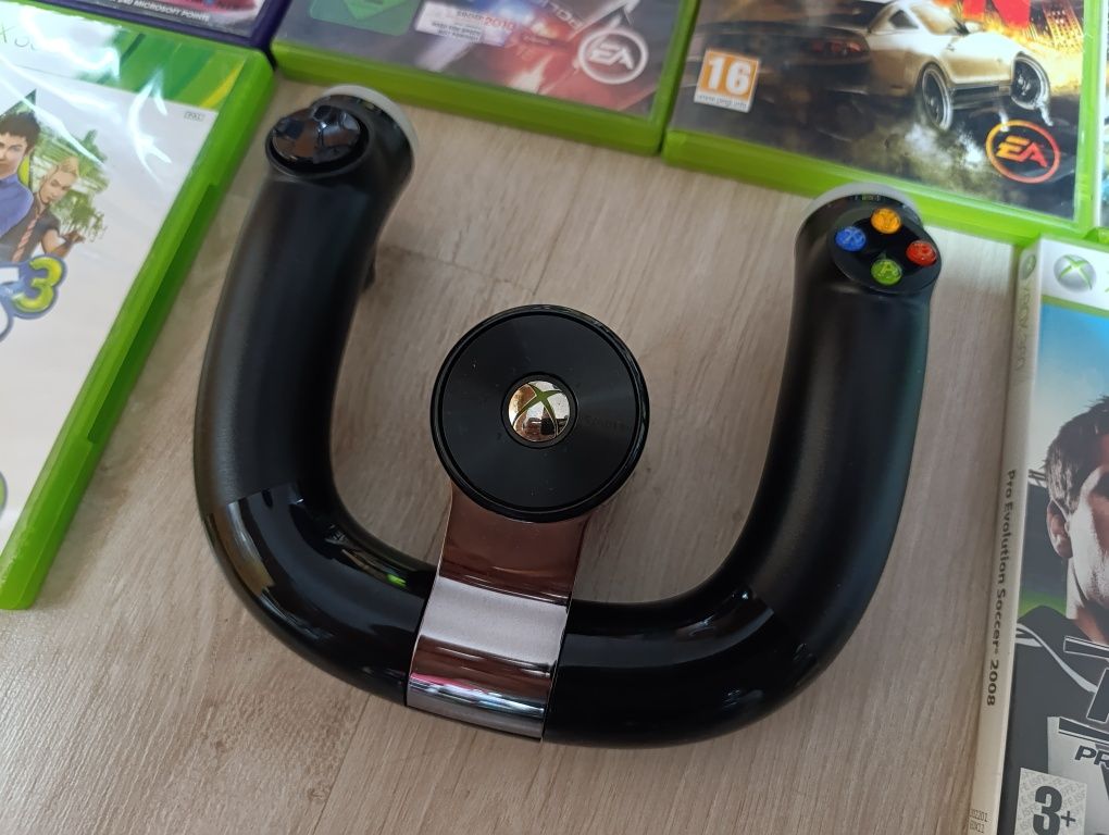 Gry na XBOX 360 / Kierownica Wireless Speed Wheel * wysyłka