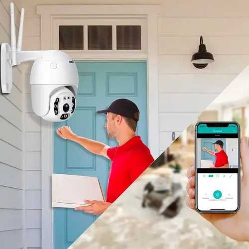 Вулична поворотна IP камера відеоспостереження CAMERA CAM 6 з Wi-Fi