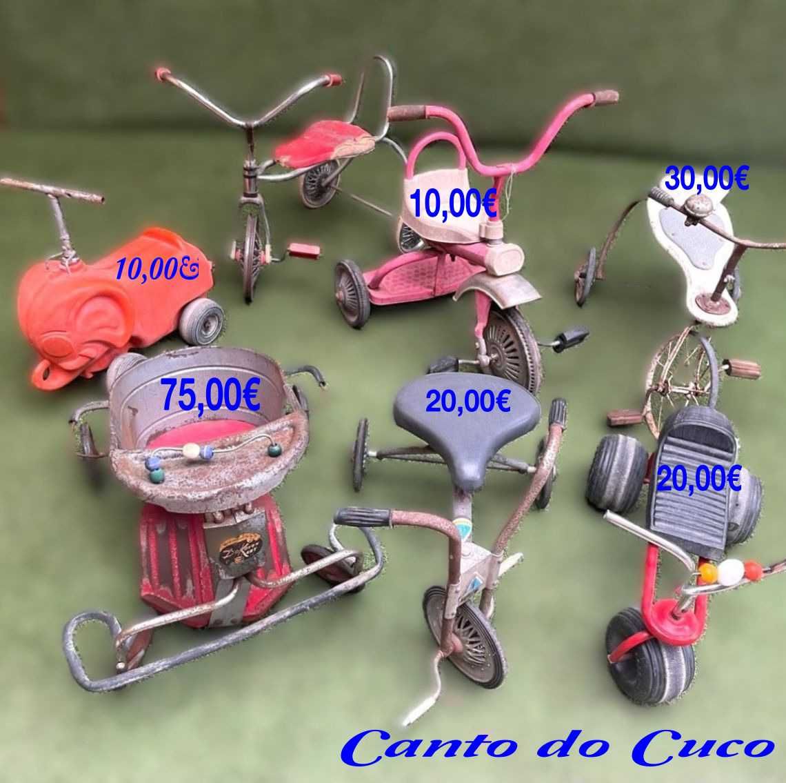 triciclos antigos, para restauro, coleção