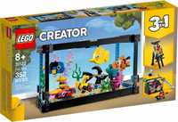 LEGO Creator 3w1 Akwarium (31122) - Nowy, Zaplombowany!