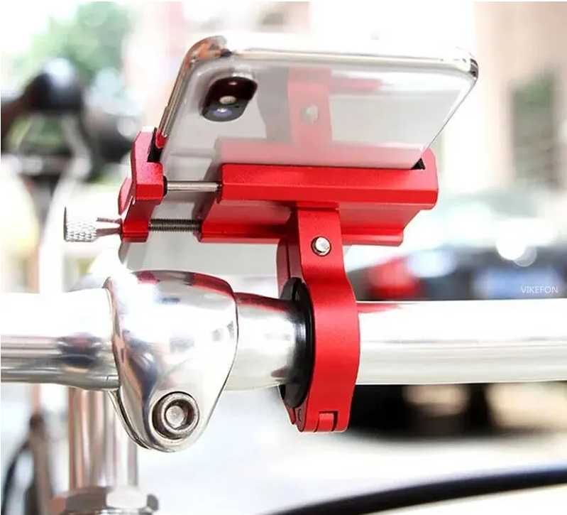 Держатель смартфона холдер алюминиевый качественный на руль велосипеда