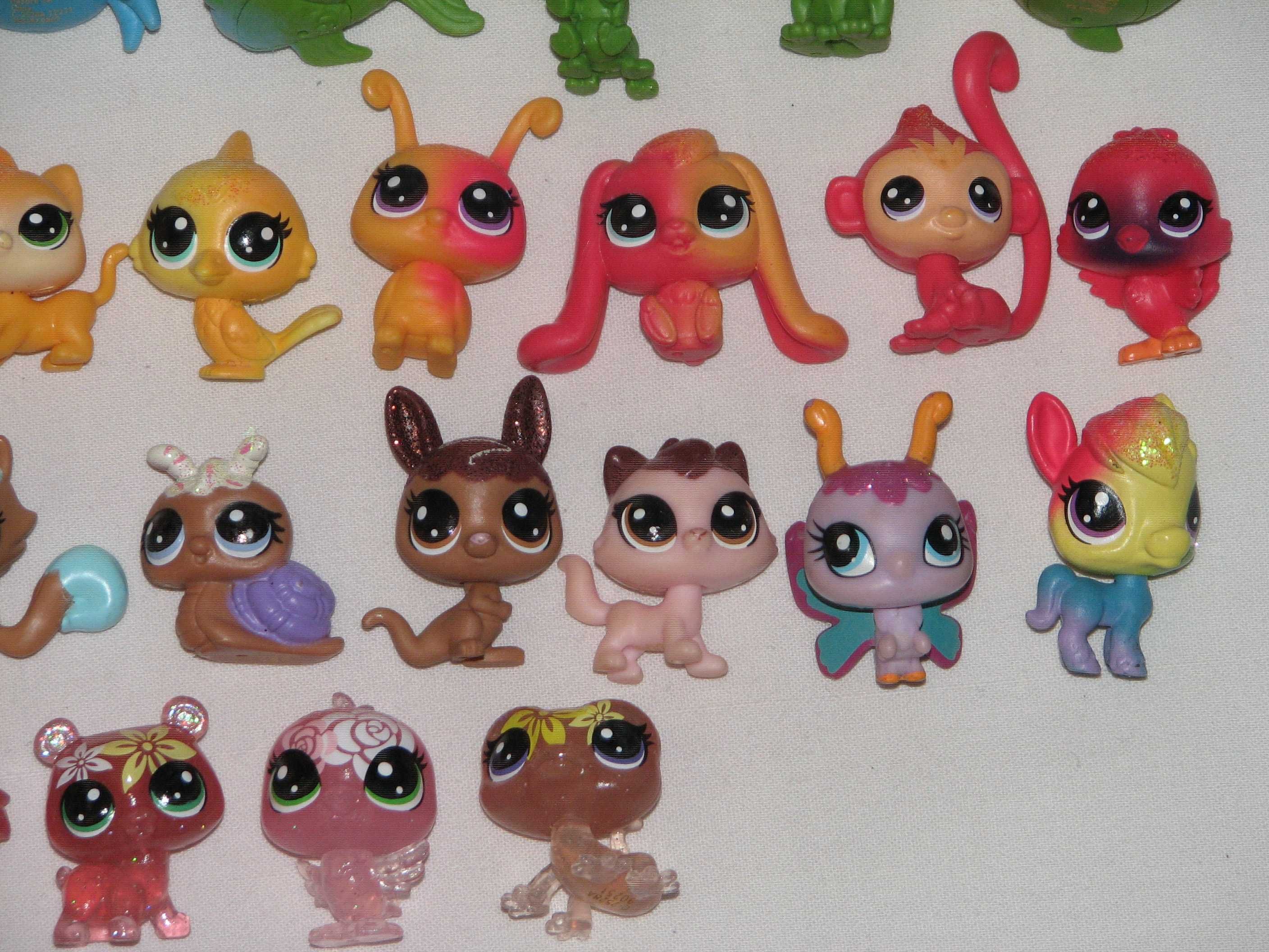 Małe lps z brokatem i kryształowe Littlest pet shop - Hasbro