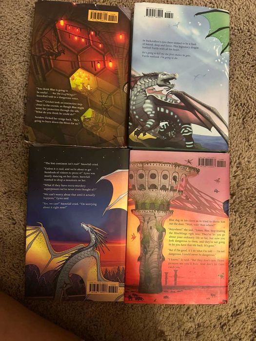 Wings of Fire/Крила вогню/Набір книг про драконів англійською США