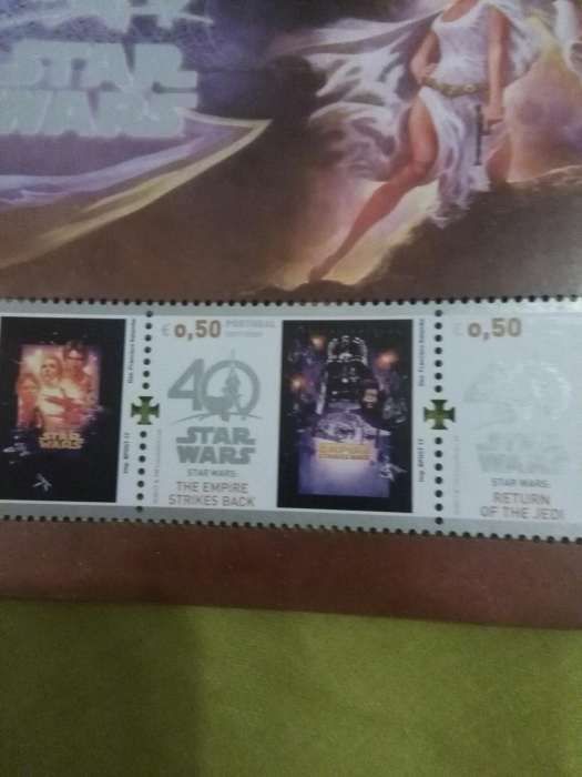 Selos Star Wars Edição Comemorativa 40 Anos CTT