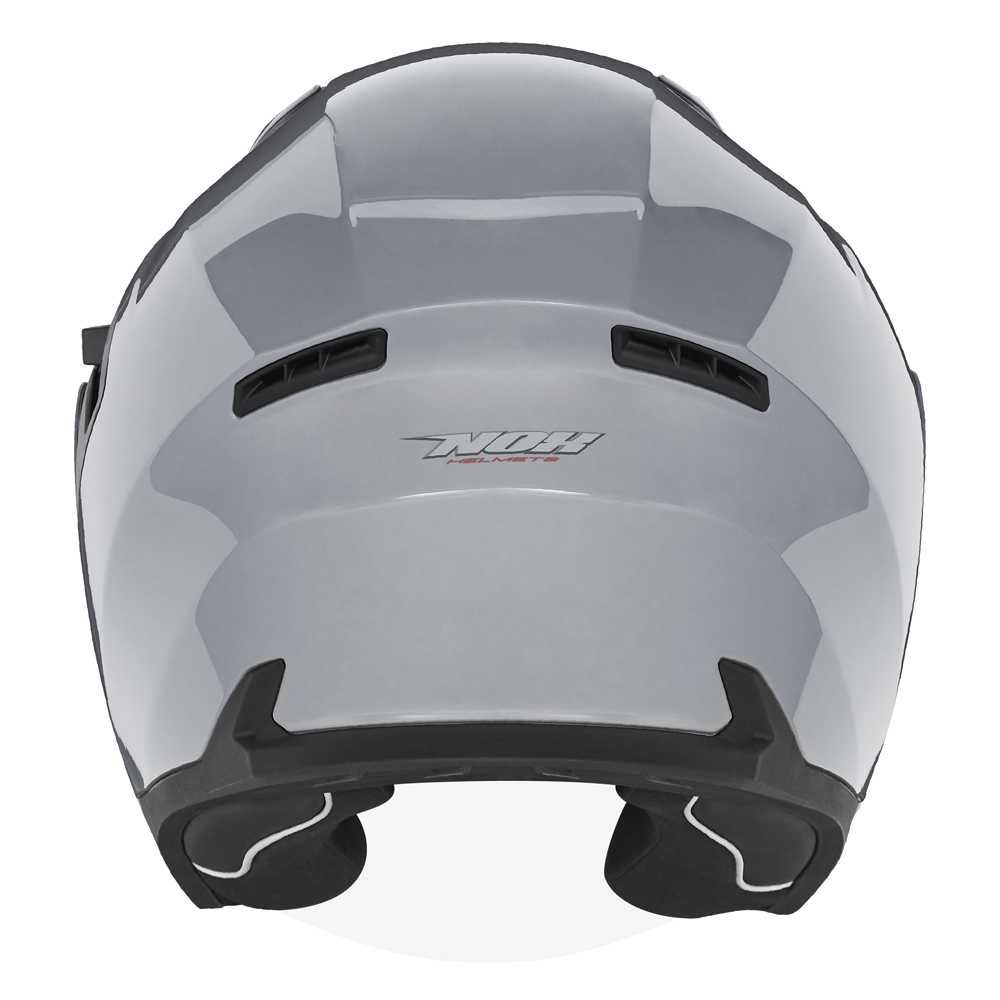 kask otwarty JET NOX PREMIUM model: N130 GREY  roz. S 55-56 cm blenda