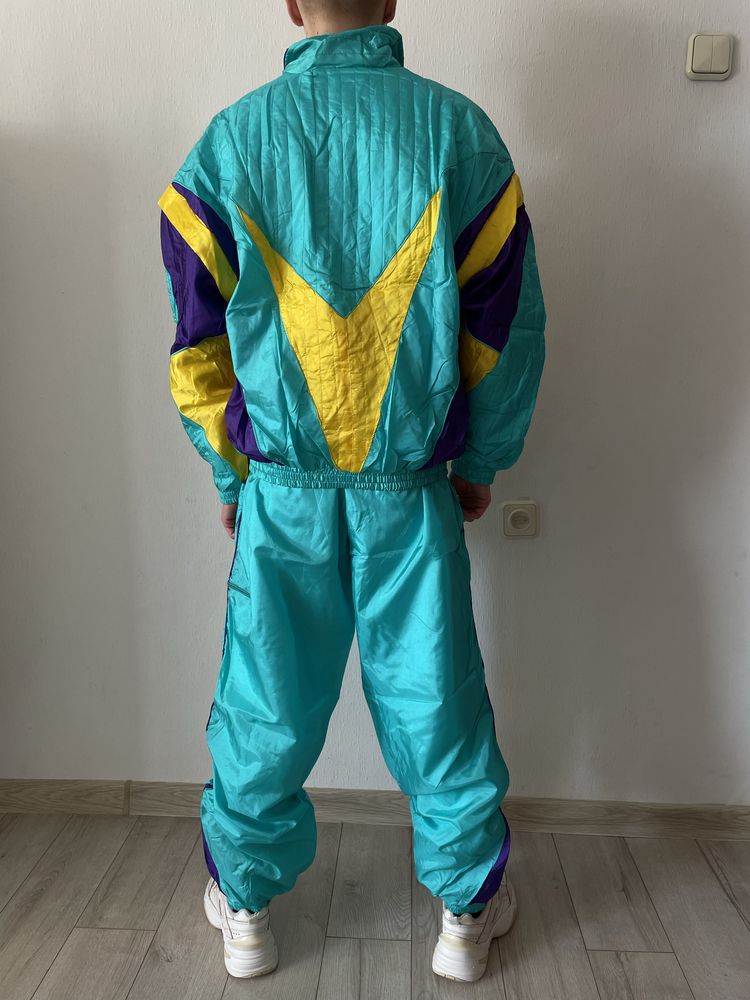 Спортивный костюм весняний ретро вінтаж 90ті НОВИЙ М L XL XXL вечірка