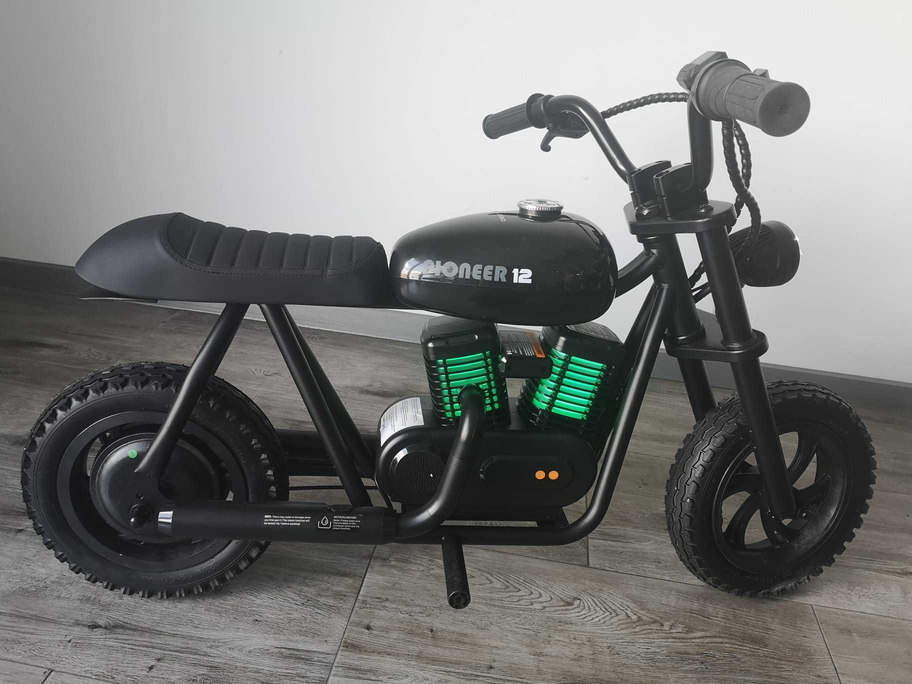 Motocykl elektryczny HYPER GOGO Pioneer 12 Plus czarny