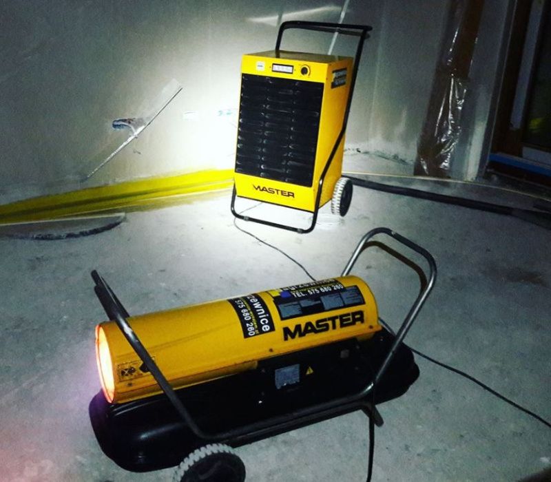 Osuszanie pomieszczeń Usuwanie wilgoci Osuszacze wynajem Master Trotec