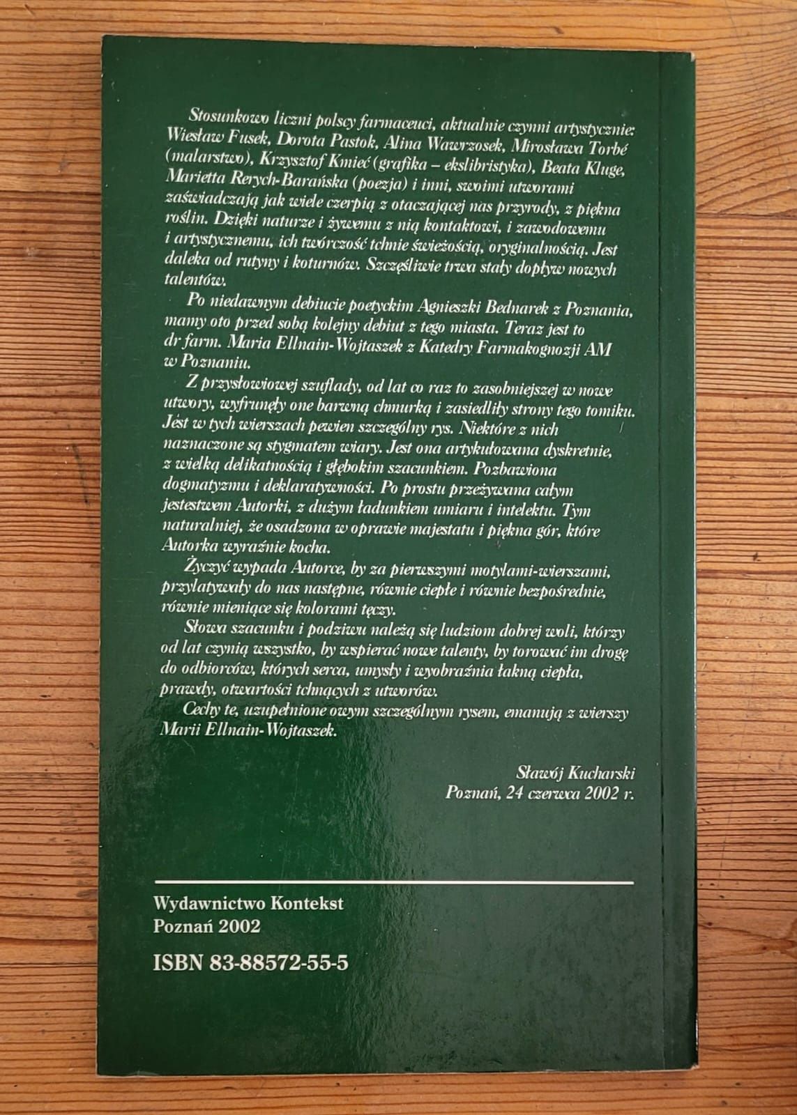 Książka Przemyślenia z Szuflady M.Ellnain-Wojtaszek