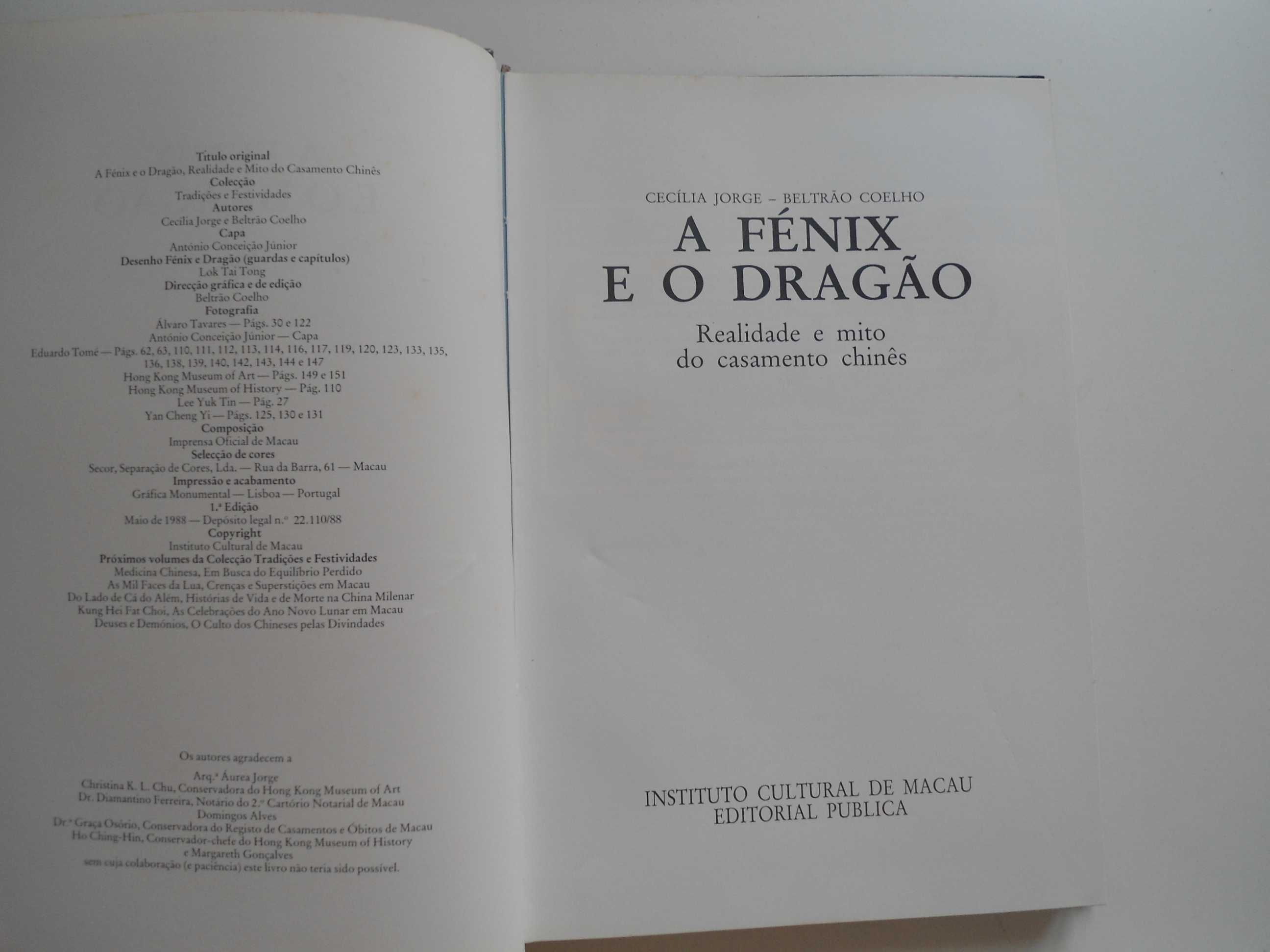 A Fénix e o Dragão por Cecília Jorge e Beltrão Coelho