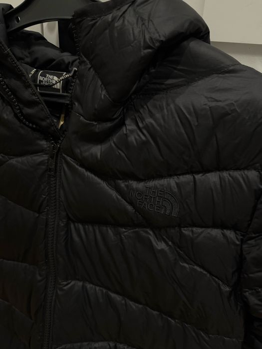 Куртка-пальто брендова подовжена пуховик the north face