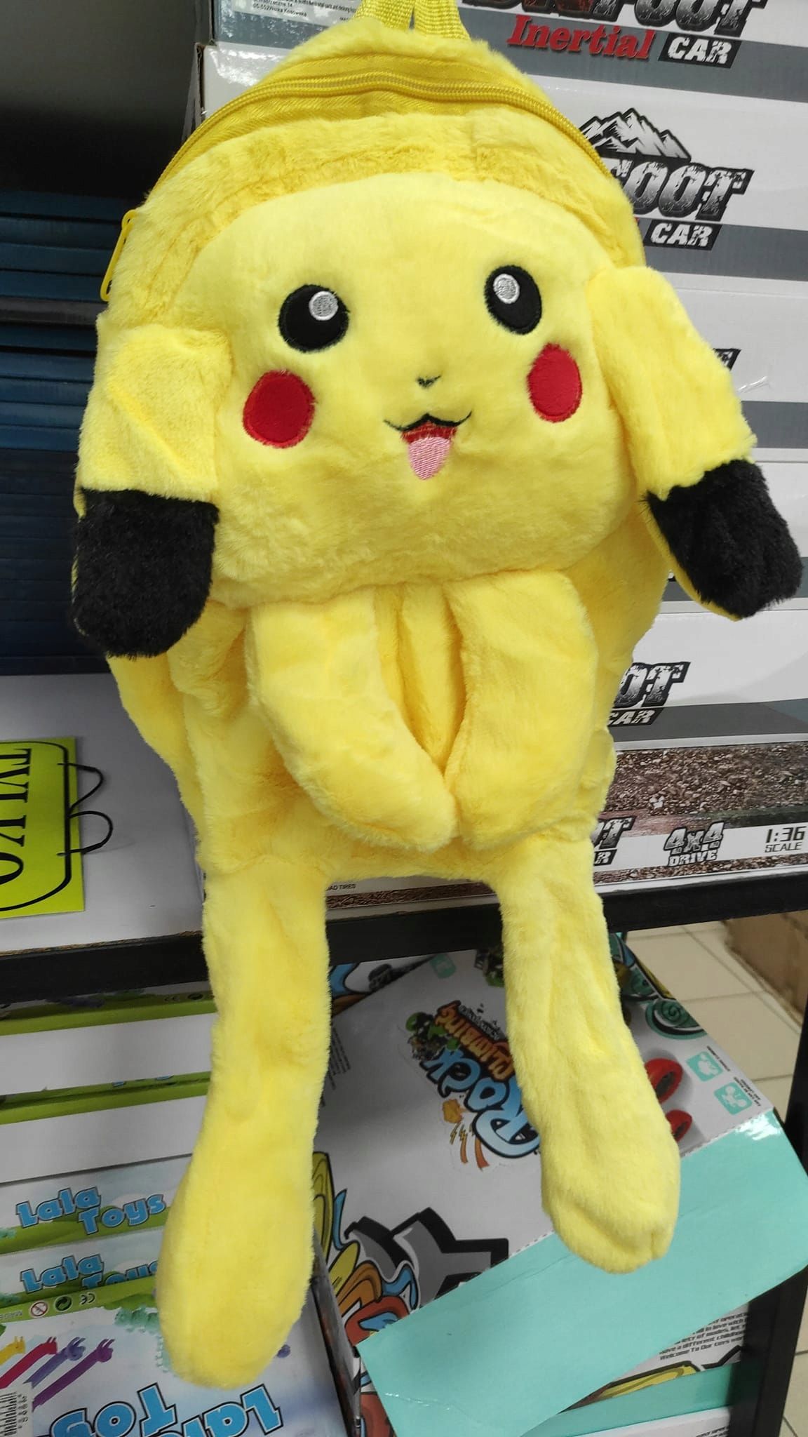 Plusz Plecak Pikachu Świecący Z Ruszającymi Uszami