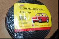 Fiat 126p rynienki dachu czarne komplet 2 szt nowe