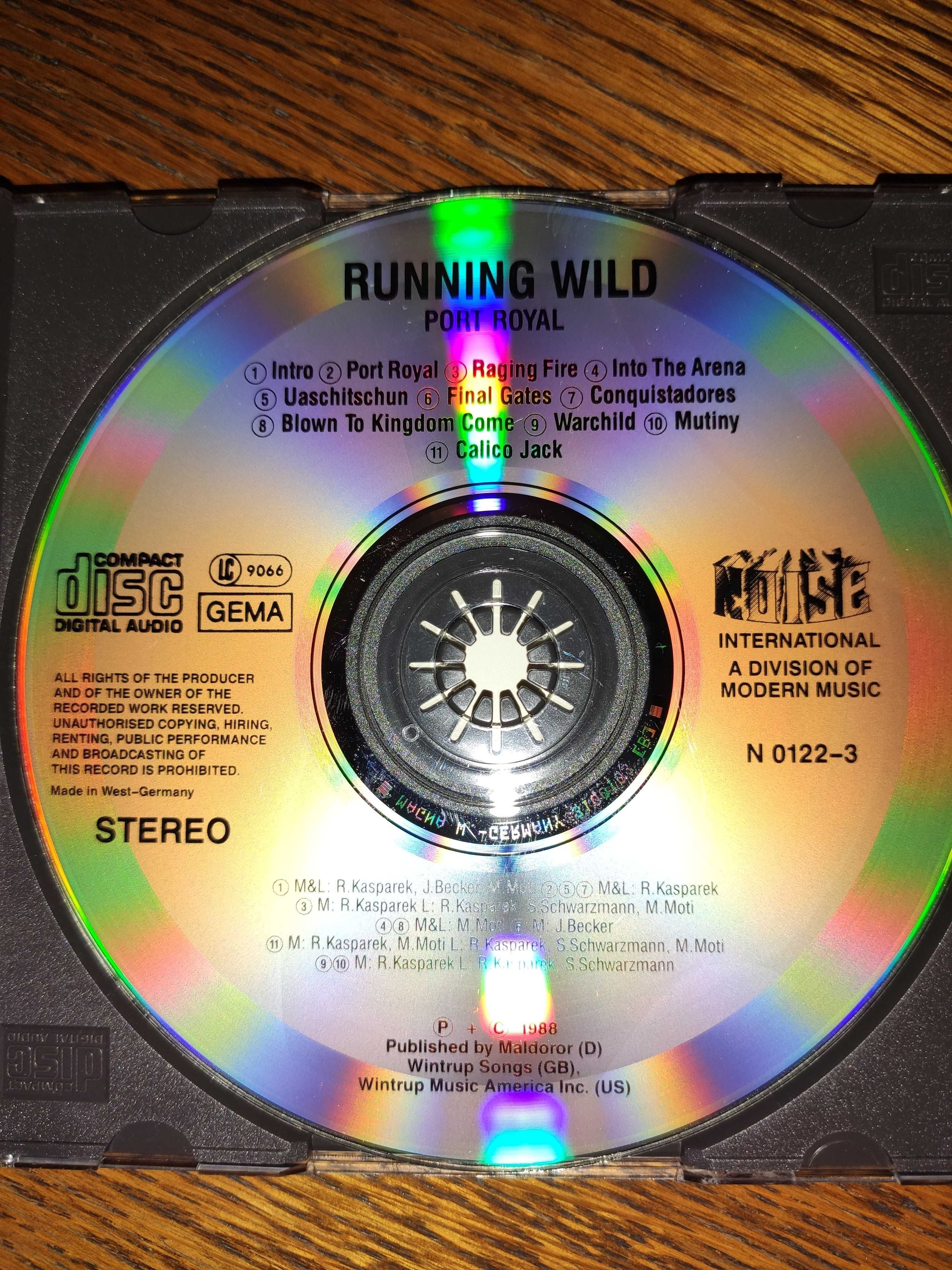 Running Wild - Port Royal, CD 1990, Noise, West-Germany