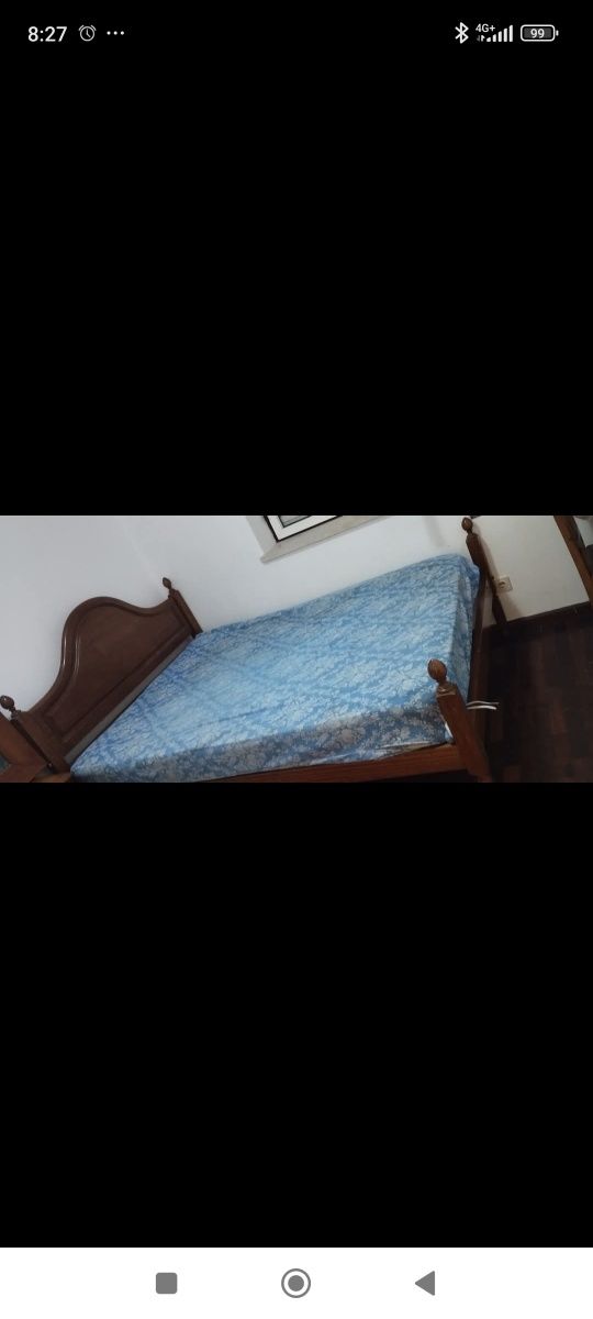 Cama de casal madeira