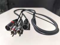 Kabel Vitalco - 2 x XLR męski - 2 x RCA - 2 x 1,5 m