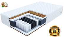 Materac Kieszeniowy sprężynowy 160x200 Kokos PREMIUM 24cm Pocket H3/H4