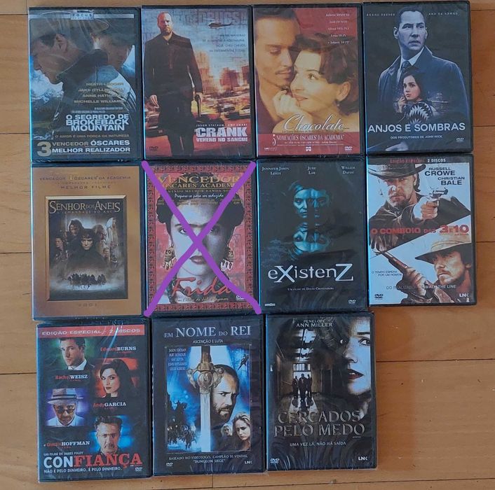 Venda de Filmes - Novos e Selados