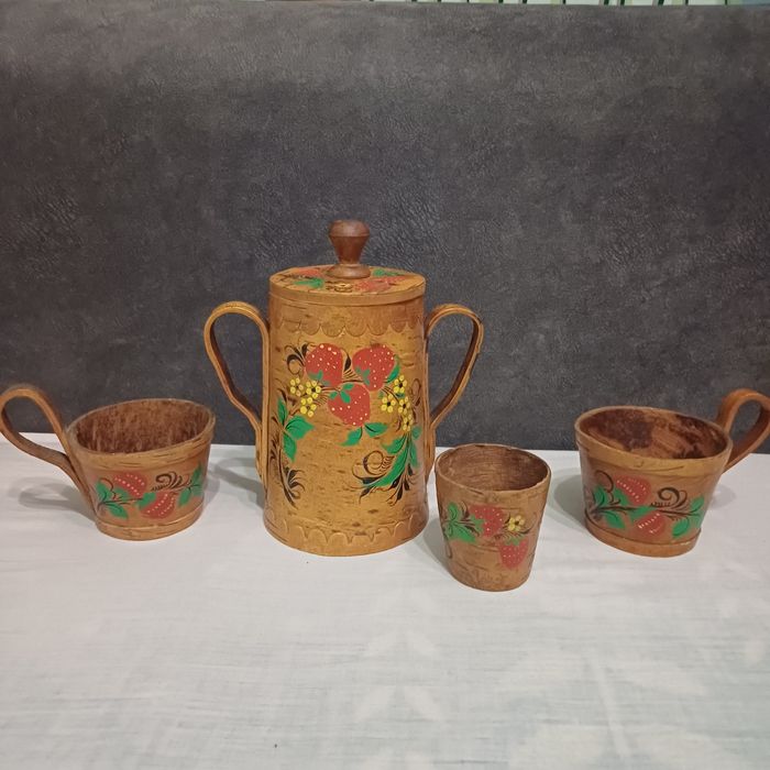 Посуда берестяная