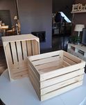 Dwie skrzynki drewniane 50x40x30 solidne nowe przesyłka OLX