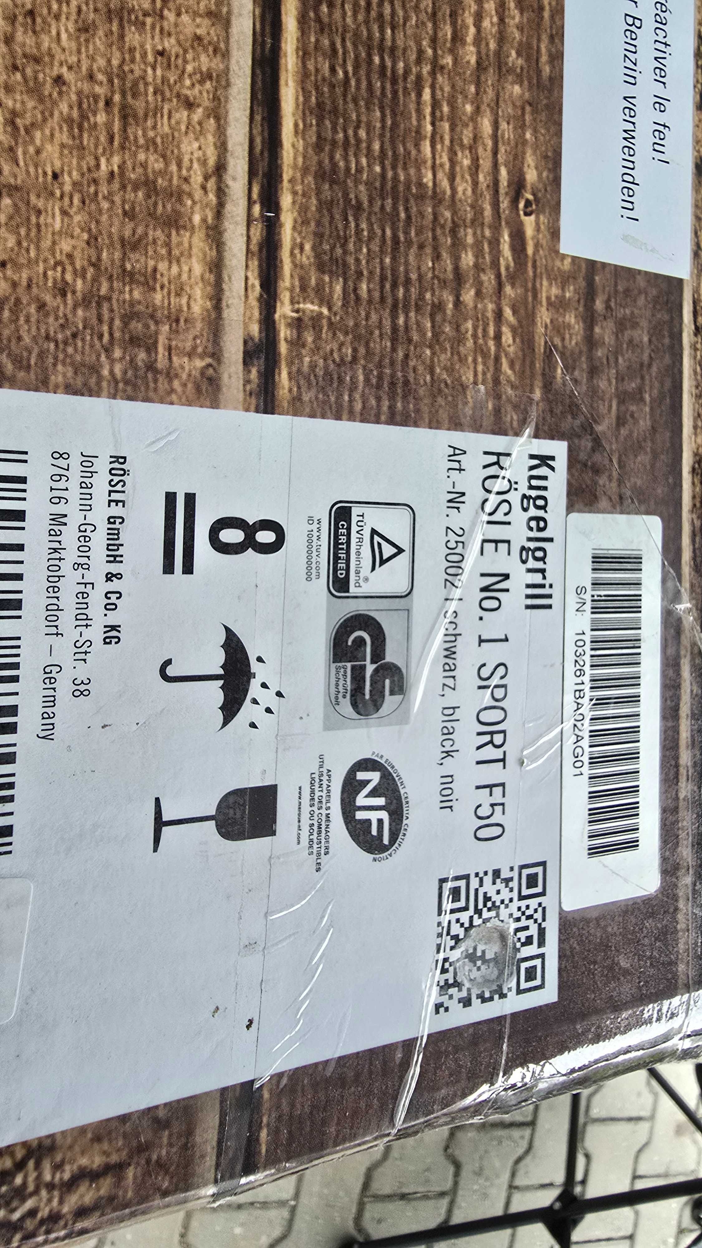 grill węglowy Rosle 1 Sport F50