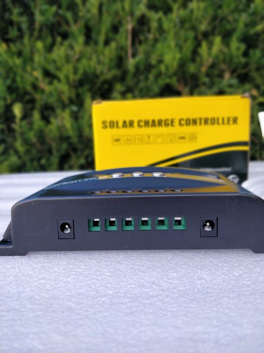 Controlador Carga Solar MPPT 100A Bluetooth + LCD + 2x USB (12V/24V)