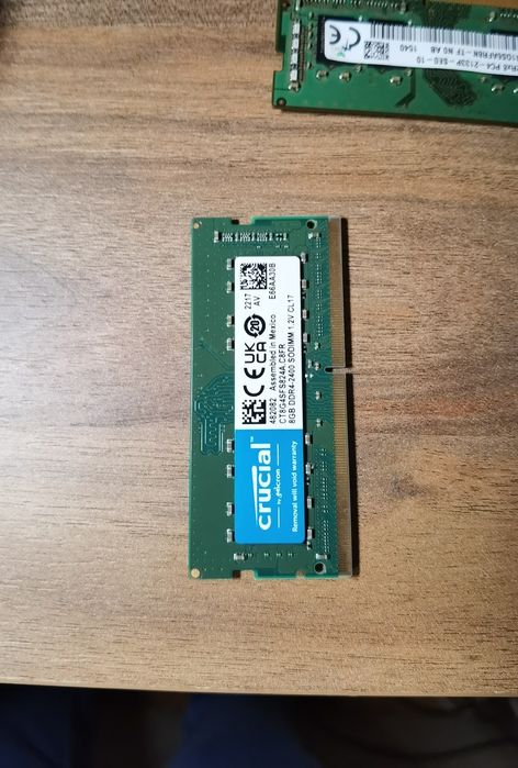 Memória 8gb ddr4 crucial