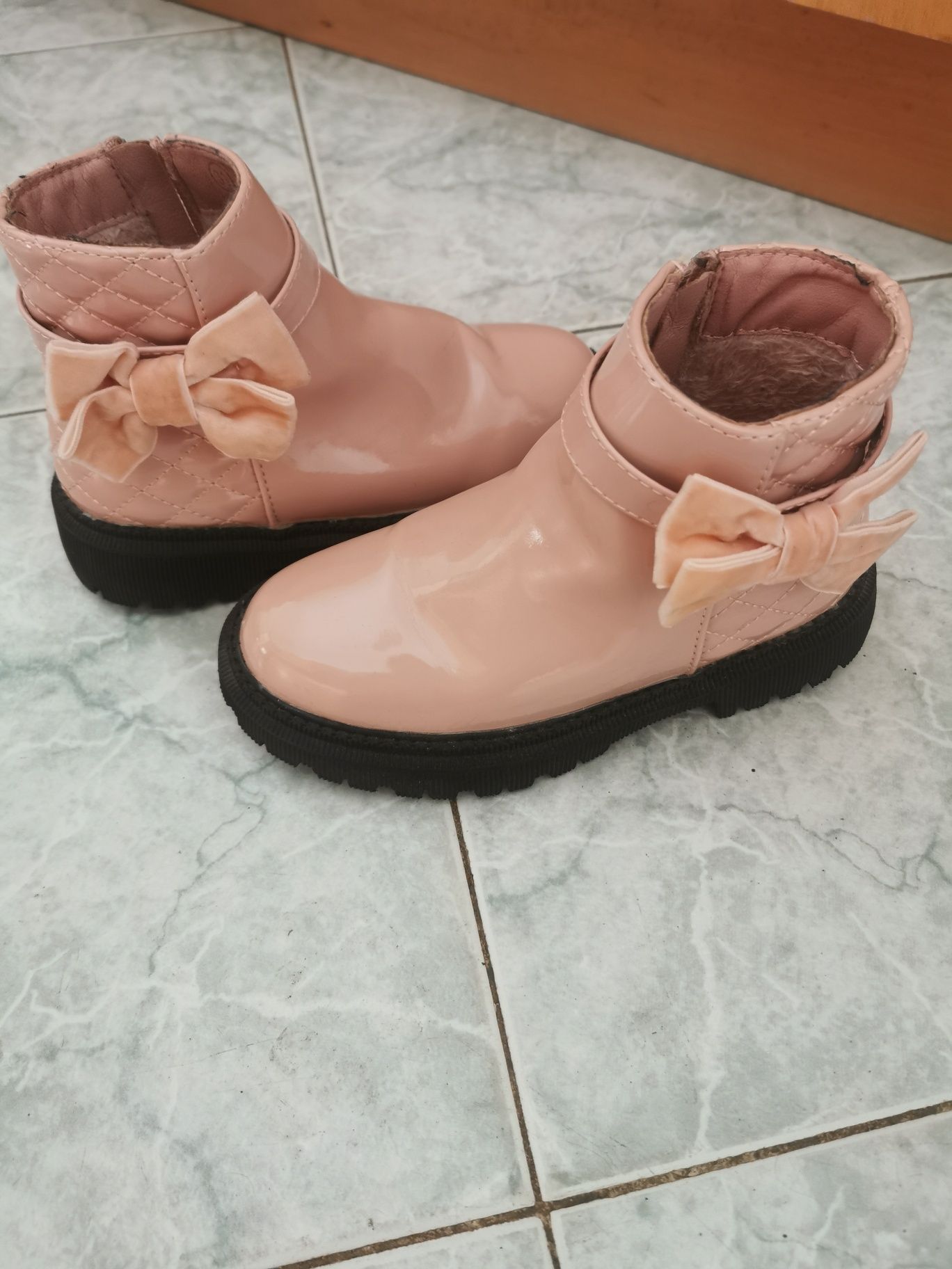 Botas menina "cor de rosa"