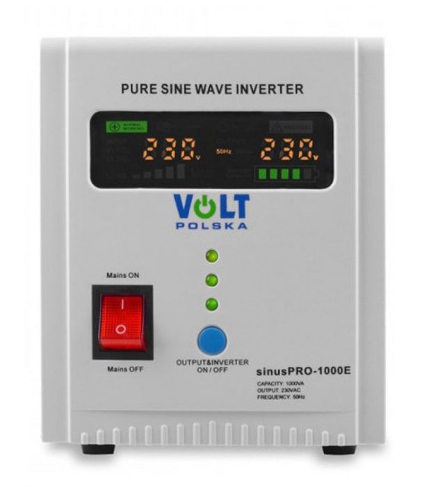 ДБЖ Безперебійник Volt Polska SinusPRO 1000 Е 12V/230V (700/1000 Вт)