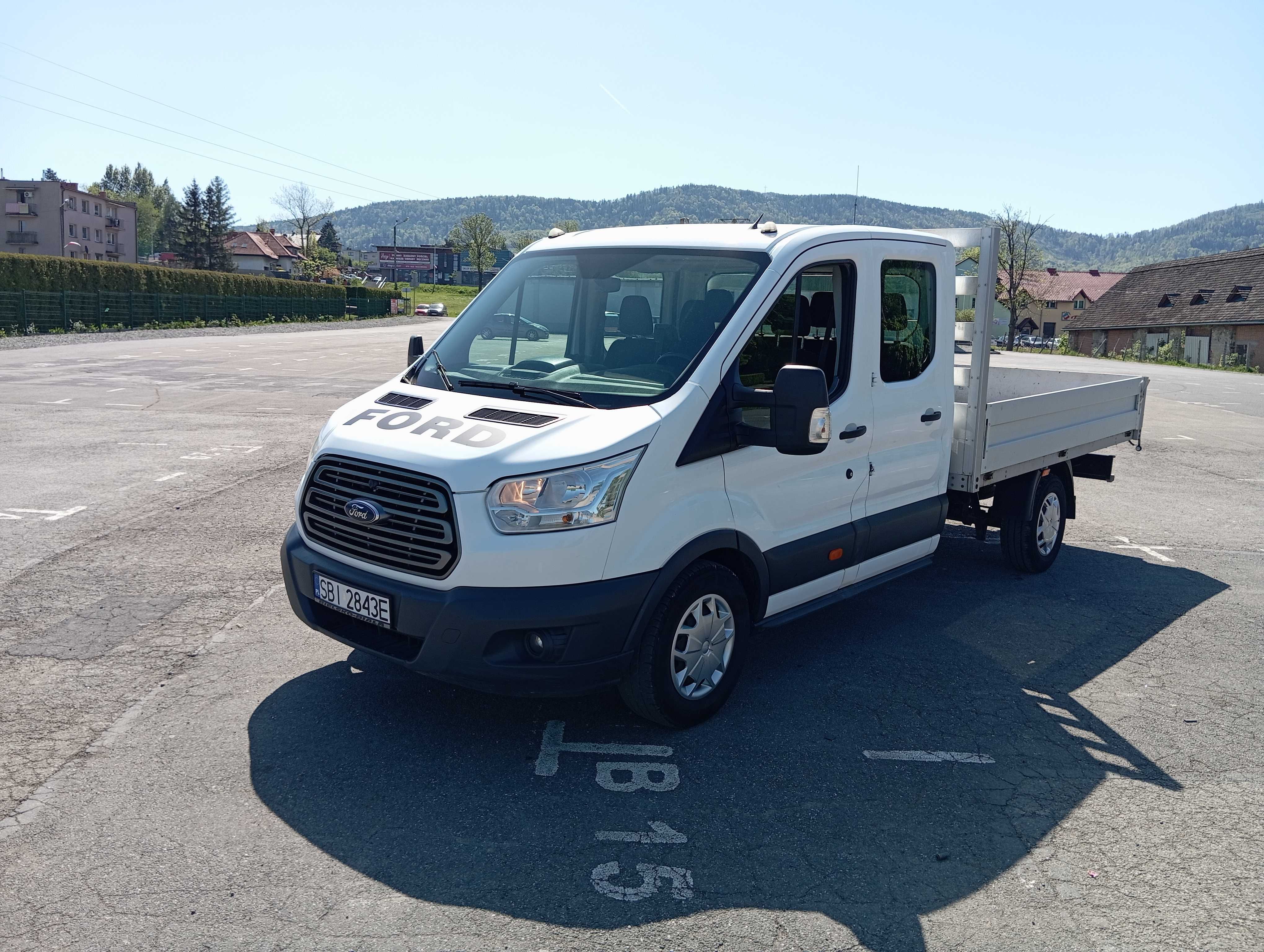 *F-VAT 23%*Ford Transit DOKA*2,2-101KM*7-osób*HAK*Salon PL-1 WŁ*