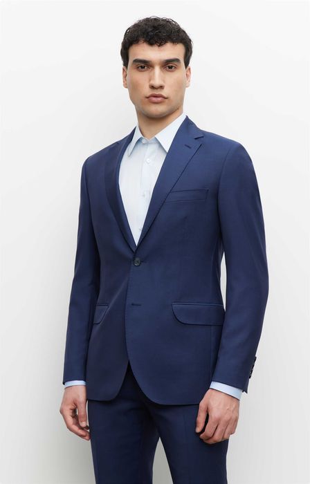 marynarka Vistula super slim 52 L 182/104/90(92) 52L granat wełna 130'