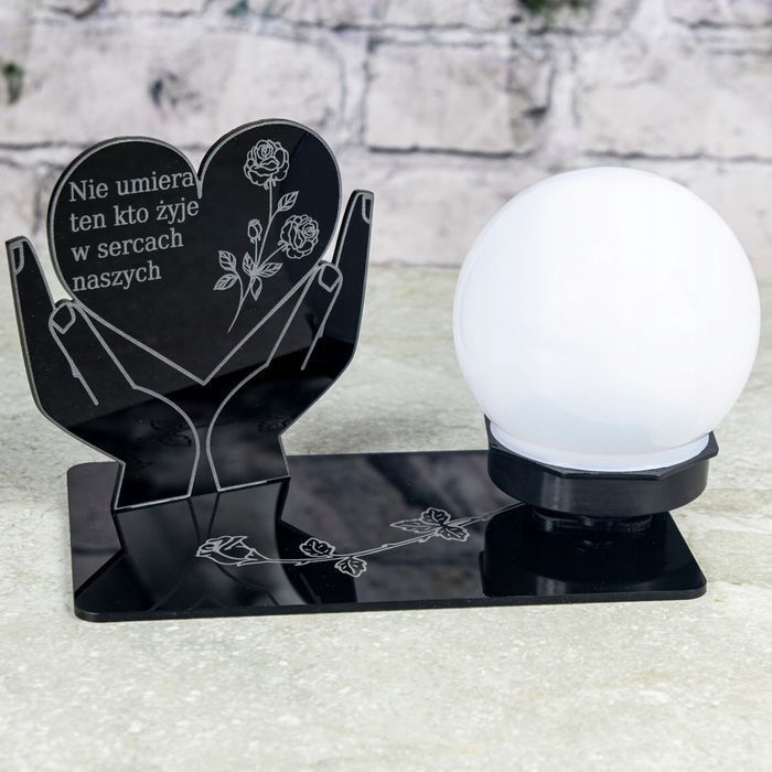 Znicz led znicz solarny statuetka led na cmentarz