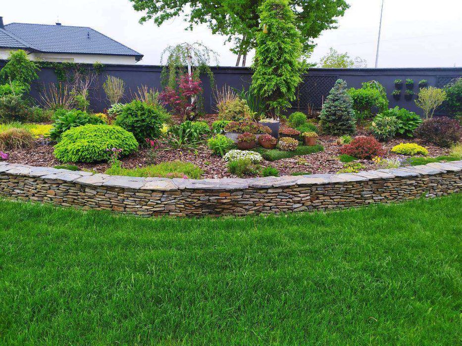 Łupek ogrodowy, kamień na mury, oczka wodne, ścieżki, alejki, na mur