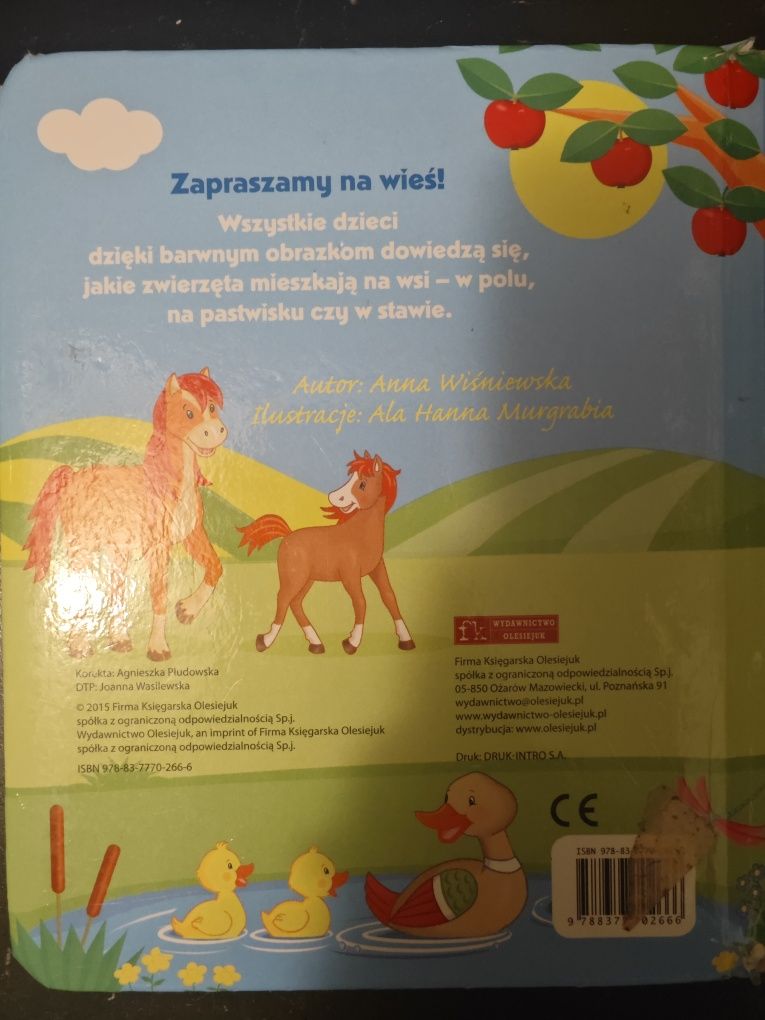 3 Książki Na Wsi i Mikolaj, dla malucha oraz książka z ruchomymi elem.