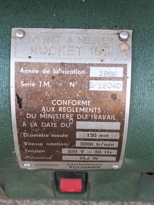 Szlifierka stołowa 550w 150mm